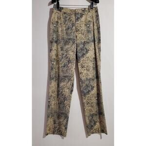 Peruvian Connection Vtg Batik Dye Slim Fit Straight Leg Pants Womens Size 6